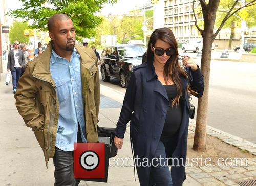 Kanye West and Kim Kardashian