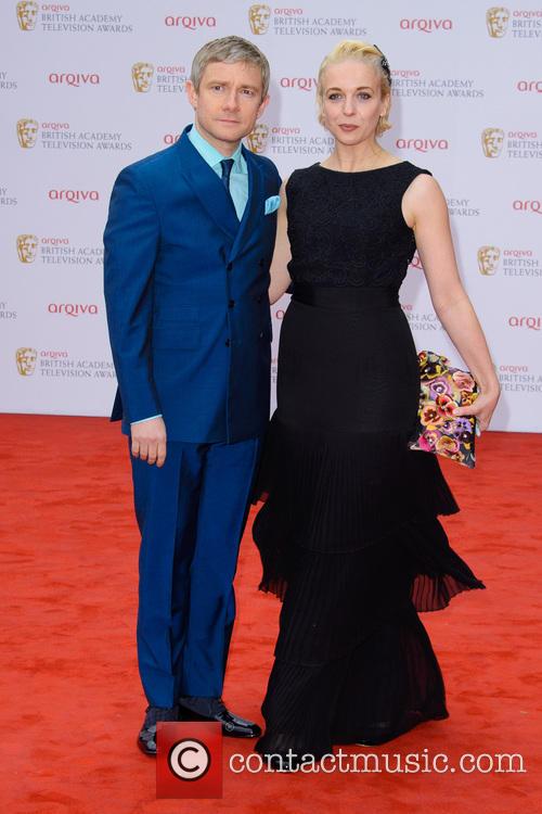 Martin Freeman and Amanda Abbington 1