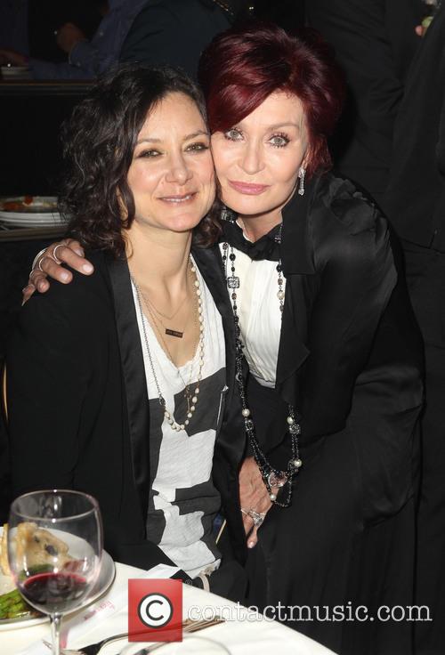 Sara Gilbert and Sharon Osbourne