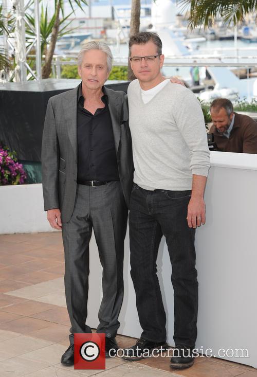 Michael Douglas and Matt Damon