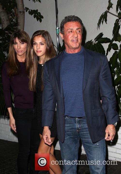 Vanity Fair, Jennifer Flavin, Sistine Rose Stallone, Sly Stallone and Annie Leibovitz