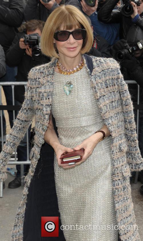 Anna Wintour - Celebrities At The Chanel Fashion Show