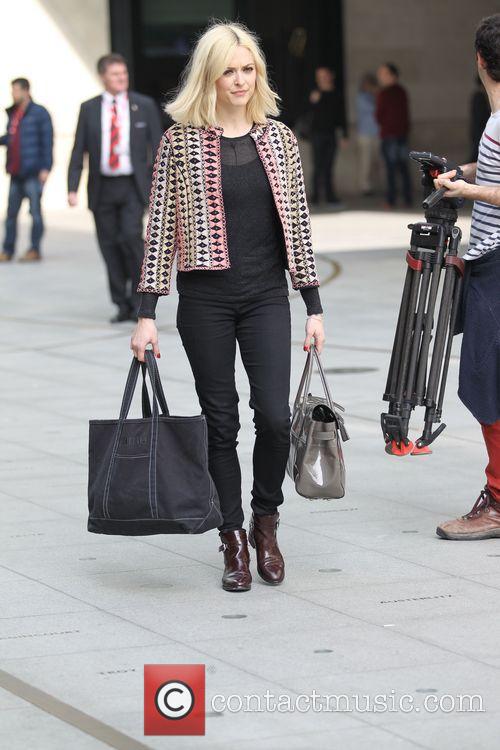 Fearne Cotton - Fearne Cotton filming outside BBC Broadcasting House ...