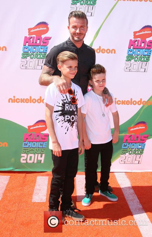 David, Romeo and Cruz Beckham