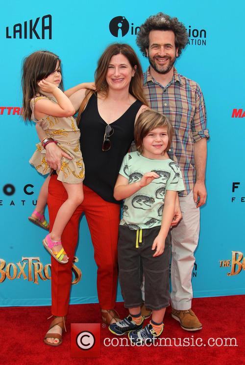 Kathryn Hahn, Ethan Sandler, Leonard Sandler and Mae Sandler 1