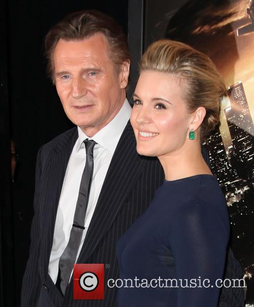 Liam Neeson and Maggie Grace 