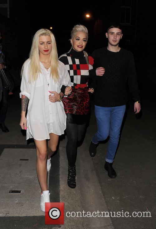 Karis Thomas, Rita Ora and Joe Woolford