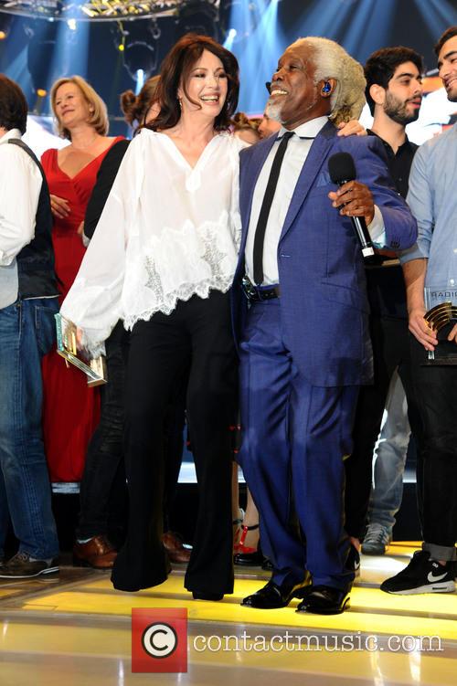 Iris Berben and Billy Ocean