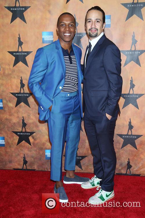 Leslie Odom Jr. and Lin-Manuel Miranda