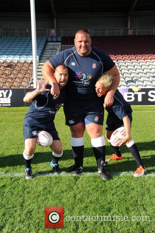 Louie Spence, Terry Hollands and Jamie Laing