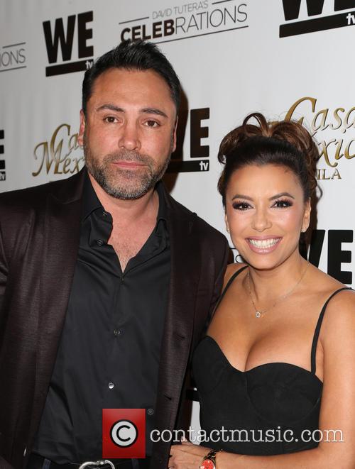 Oscar De La Hoya and Eva Longoria