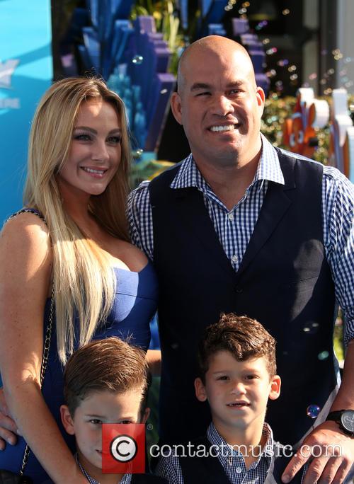 Tito Ortiz, Amber Nichole Miller, Journey Jette Ortiz and Jacob Ortiz 1