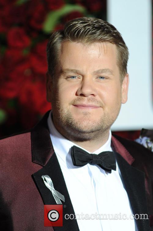 James on the red carpet at the Tony Awards