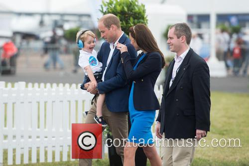 Prince George, Prince William, The Duke Of Cambridge and The Duchess Of Cambridge