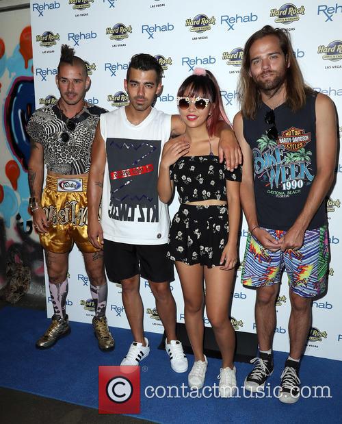 Dnce, Joe Jonas, Jack Lawless, Cole Whittle and Jinjoo Lee 3