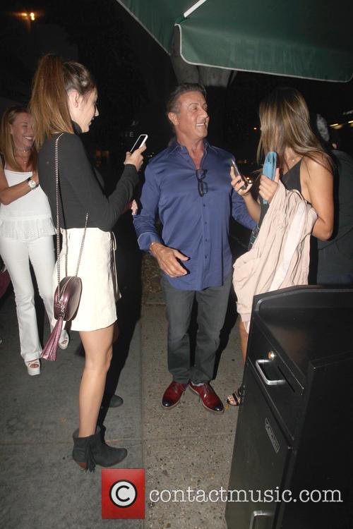 Sylvester Stallone and Scarlet Rose Stallone 9