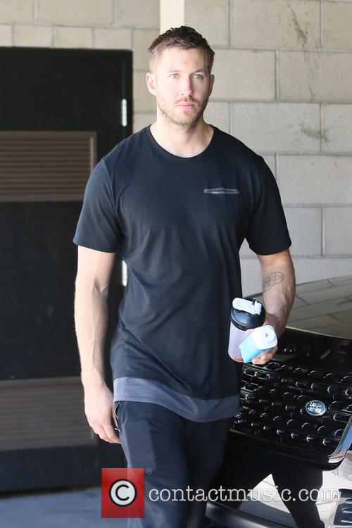 Calvin Harris snapped after a work-out