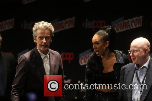 Peter Capaldi and Pearl Mackis