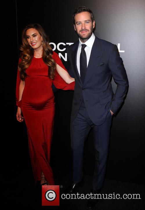 Armie Hammer and Wife Elizabeth Chambers 11