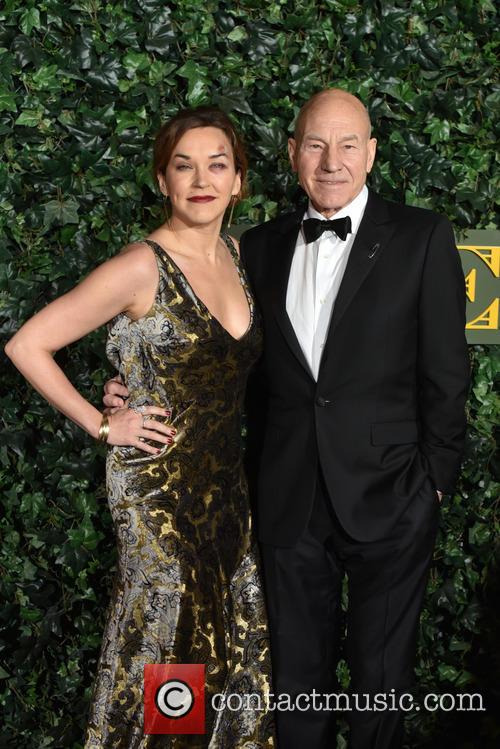 Sir Patrick Stewart, Lady Stewart and Sunny Ozell