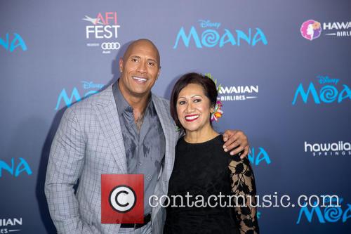 Dwayne Johnson and Ata Johnson 3