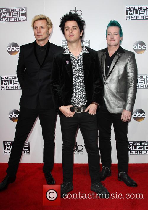 Mike Dirnt, Billie Joe Armstrong and Tré Cool Of Green Day 2