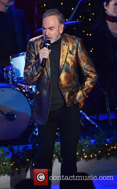 Neil Diamond performing live in NYC