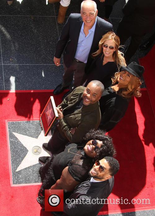 Gary Newman, Dana Walden, Queen Latifah, Lee Daniels, Gabourey Sidibe and Jussie Smollett 6