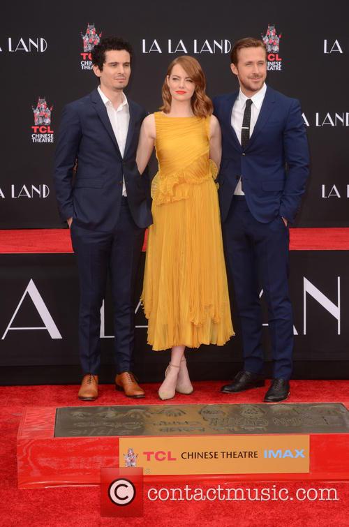 Damien Chazelle, Emma Stone and Ryan Gosling 3