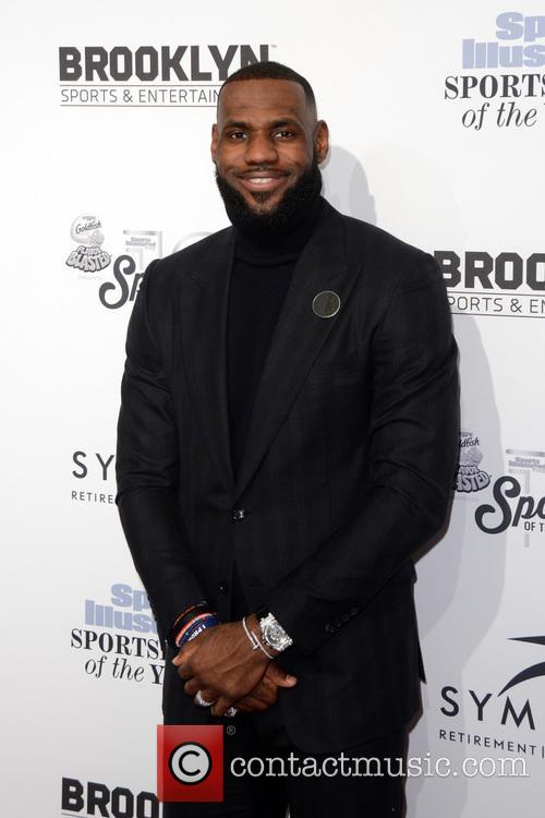LeBron James at Sports Illustrated Sports Person of the Year event