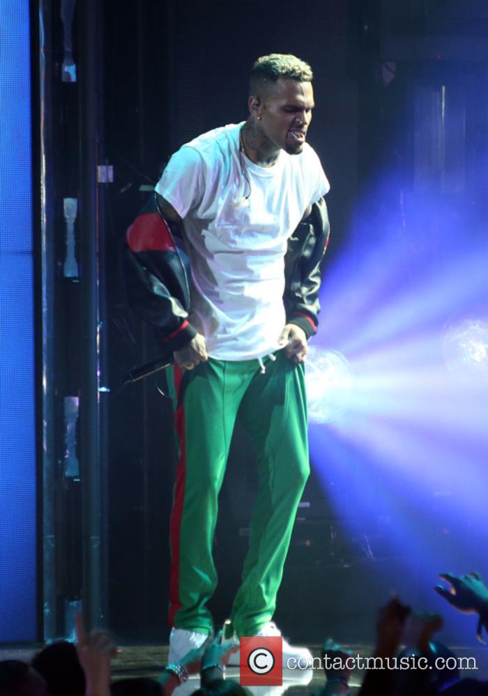 Chris Brown at the BET Awards 2017