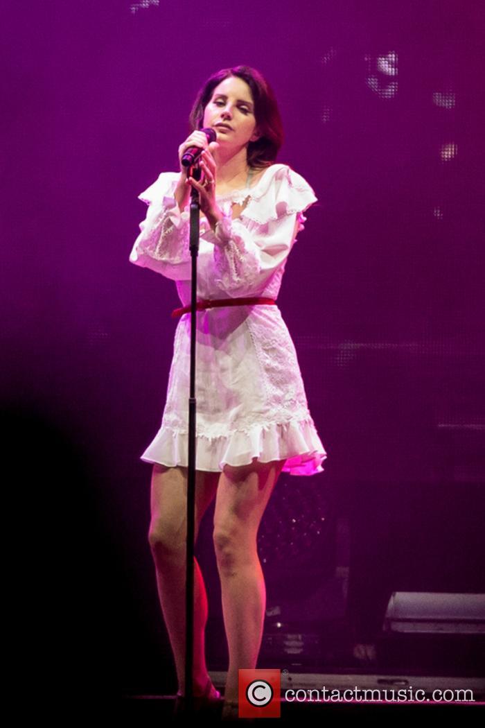 Lana Del Rey performing at Way Out West festival