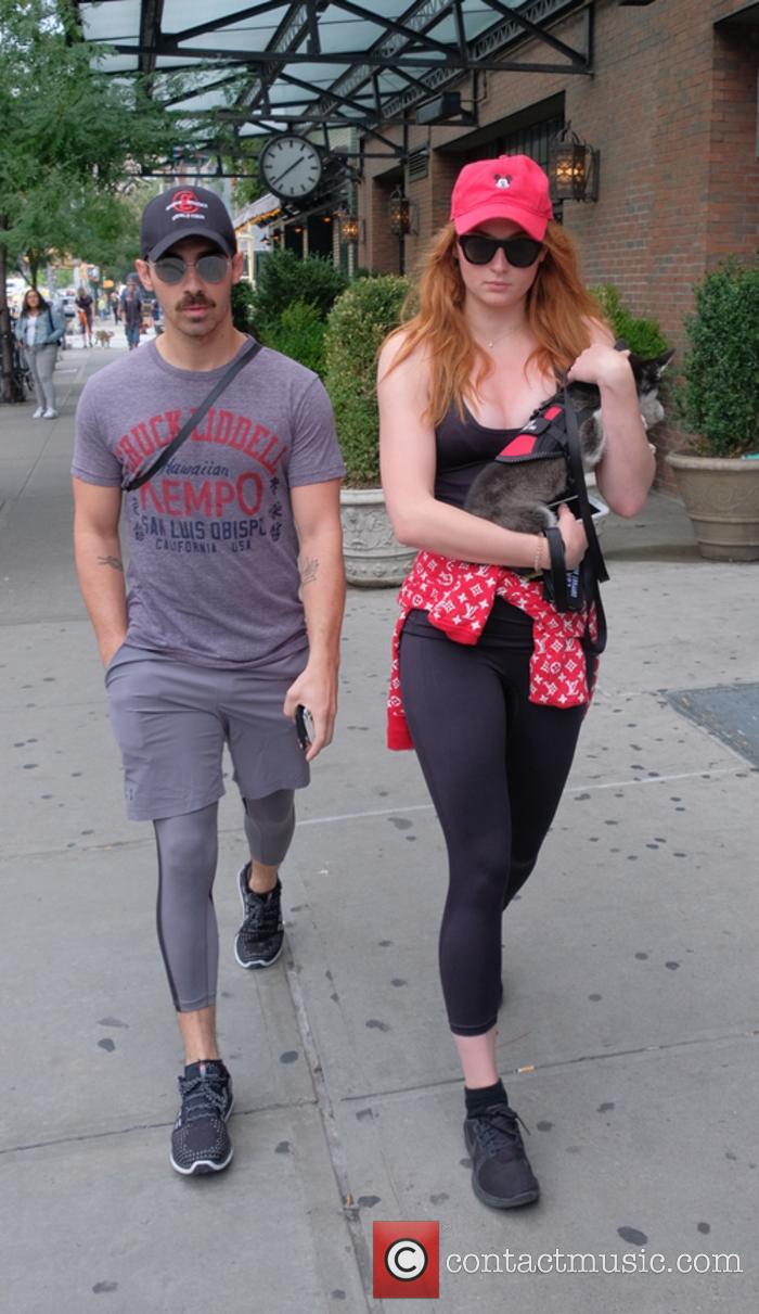 Joe Jonas and Sophie Turner seen out and about in Soho