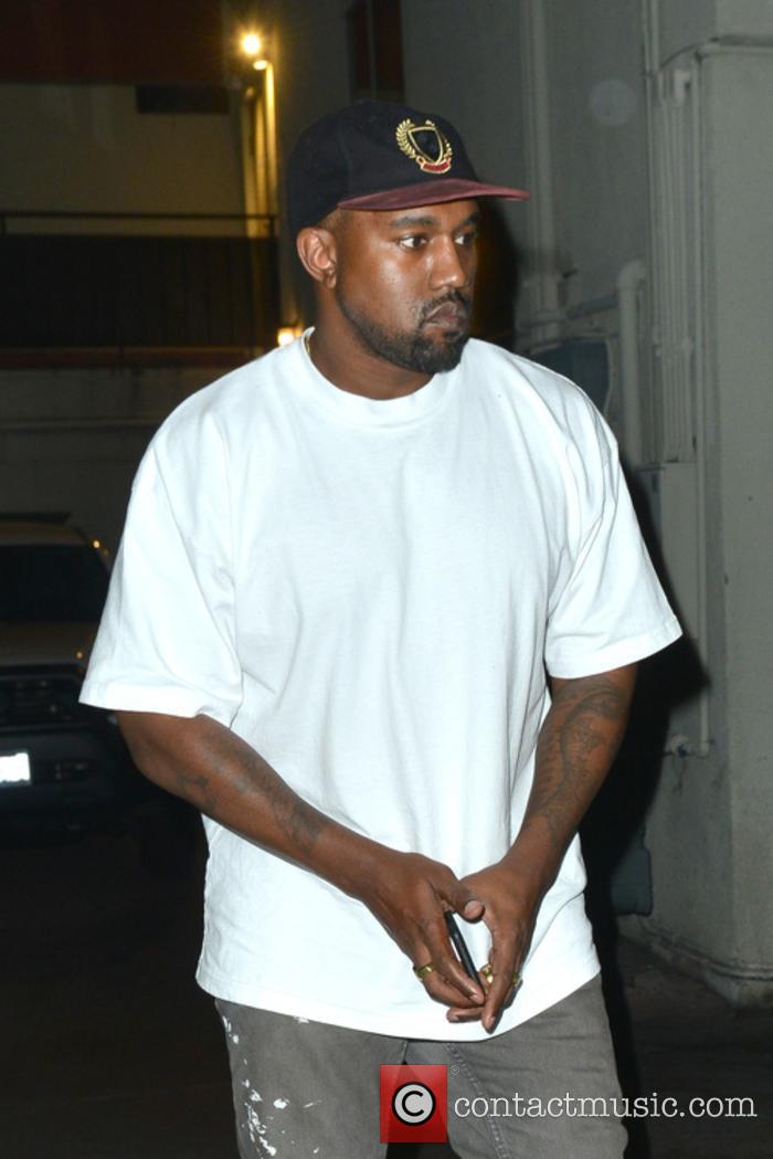 Kanye West leaving Matsuhisa Sushi