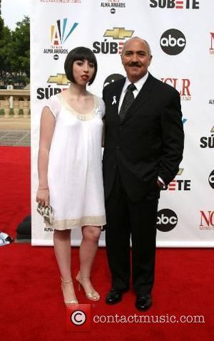 Miguel Sandoval & daughter 2007 NCLR ALMA Awards held at the Civic Center- Arrivals Pasadena, California - 01.06.07