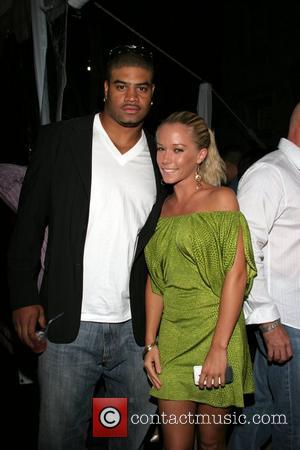 Shawne Merriman and Kendra Wilkinson The Sports Dream Celebrity Poker Tournament at the Playboy Mansion Los Angeles, California - 10.07.07