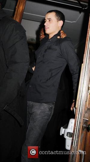 Danielle lloyd's boyfriend being escorted out of Funky Buddha Nightclub London, England - 25.03.08