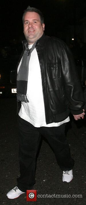 Chris Moyles leaving the Universal records afterparty for the Brit Awards, held at the Hemple Hotel. London, England - 21.02.08
