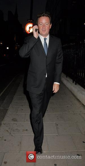 Piers Morgan leaving the 50 Years of Italian Style launch party at the Royal Academy of Arts London, England -...