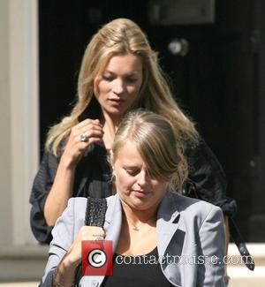 Kate Moss and Davinia Taylor