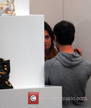 Katie Holmes shopping at The Corner at Gendarmenmarkt Berlin, Germany - 30.07.07