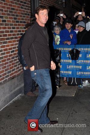 Dennis Quaid, David Letterman, Ed Sullivan Theatre