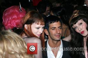 Karen Elson and Marc Jacobs