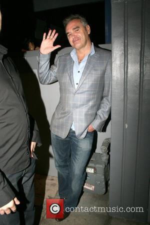 Morrissey  outside STK restaurant West Hollywood, California, USA - 14.04.08