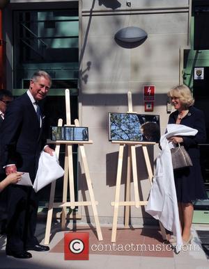 Prince Charles, Prince of Wales and Camilla, Duchess of Cornwall unveil plaques as they open the Krakow Jewish Community Centre...