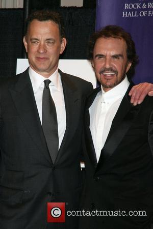 Tom Hanks and Dave Clarke 2008 Rock and Roll Hall of Fame at Waldorf-Astoria hotel - Press Room New York...