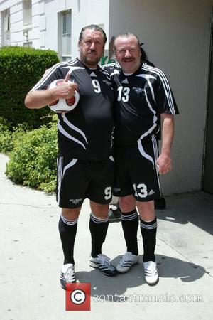 Steve Jones and Ray Winstone 'Soccer For Survivors' celebrity soccer match presented by the Hollywood United Football Club at Beverly...