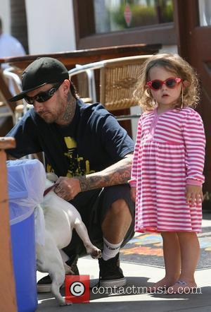 Former Blink 182 drummer Travis Barker shopping with his kids Malibu, California - 26.04.08