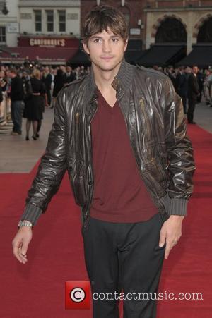 Ashton Kutcher at the UK film premiere of ''What happens in Vegas' held at Odeon Leicester Square London, England -...