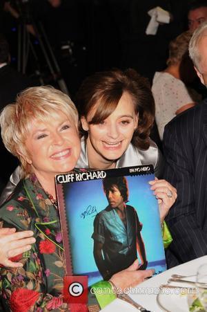 Gloria Hunniford and Cherie Blair Cliff Richard's 50th Anniversary Tribute Lunch at the Dorchester Hotel to aid the Variety Club...
